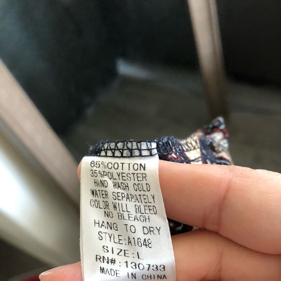 Umgee|Boho crotchet cold shoulder flowy dress in black & tan tones••Beachy LARGE - Picture 10 of 12